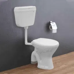 InArt 20 inch Ceramic White Floor Mounted European S Trap Water Closet with Normal Seat Cover &a; Concealed Cistern Tank Combo, INA-601-picture-28