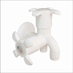 APL Apollo Bloom ABS White 2 Way Bib Tap with Flange, TP346-picture-27