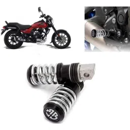 Auto Pearl 2 Pcs Steel Black Foot Rest Spring Coiled Set for Avenger 160 Street-picture-9