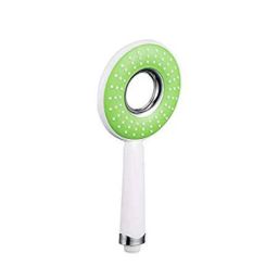 Logger ABS &a; Plastic Green Rain Hand Shower with Wall Hook &a; Chain Tube-33