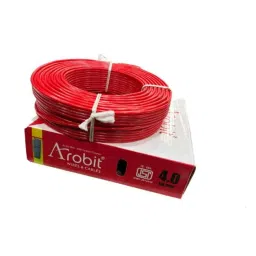 Arobit 6 Sqmm 90m Red Single Core FR PVC Insulated Multistrand Single Core Flexible Wire-image-74