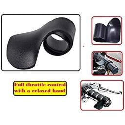 AOW Throttle Mounted Cruise Assist Hand Rest Control Grip Wrist Control Cramp Rest for 7/8 inch Handle Bar for All Bikes (Black) B-52-12