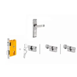 Dorset Dash HL DAS 204.3mm Zinc SC Finish Lock Set with Coin &a; 60mm Knob Cylinder (Pack of 4)-image-50