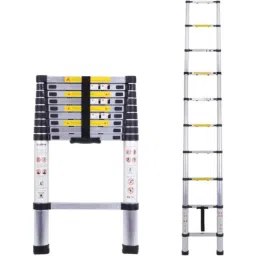 Gobbler 10 Step 9.5 ft 150kg Aluminium Alloy Telescopic Ladder, GB-TL10-image-84