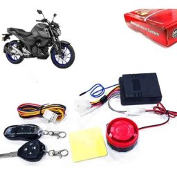 Auto Pearl 12V Black Two-Way Anti Theft Motorcycle Alarm Kit with 2 Pcs Remote for FZ S V3.0 FI-picture-13