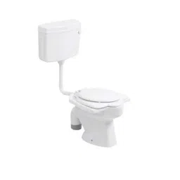 InArt 22x14x6 inch Ceramic White Floor Mounted Anglo Indian S Trap Water Closet with Normal Seat Cover &a; Concealed Cistern Tank Combo, INA-518-picture-27