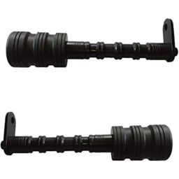 AOW Heavy Frame Slider Ball Crash Protectors for KTM DUKE200 (Black)-33