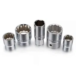 Akar No.265 30mm 3/4 inch Chrome Vanadium Steel Bi-Hexagonal Fully Mirror Polished Square Drive Socket-picture-30