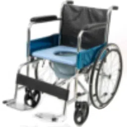 ABCO SURGICOS 100kg Stainless Steel Foldable Commode Wheelchair, KY609-image-36