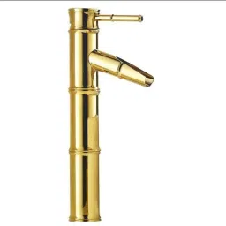 Aquieen Luxury Series Bamboo Shaped Gold Single Lever Basin Mixer-image-40