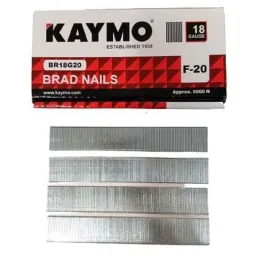 Kaymo F Series 5000 Pcs 20mm 18 Gauge Galvanized Finish Brad Nail Box, BR18G20-image-37