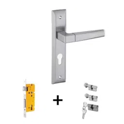 Dorset ML Series Cosmo ML CS 60mm Stainless Steel SC Finish Lock Set with Coin &a; Knob (Pack of 2)-picture-5