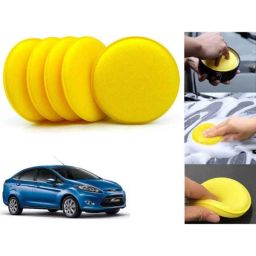 Auto Pearl Polyurethane Beige Washing &a; Waxing Polish Foam Sponge for Fiesta 2013 (Pack of 5)-picture-47