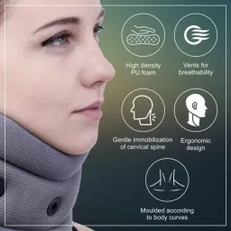 BPL Foam Grey Soft Cervical Collar for Neck, Size: XL, BPL-03L image 4