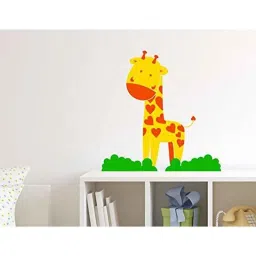 Asian Paints AN10AM Wall Ons 30.48x50.8cm Vinyl Cute Giraffe with Hearts Self Adhesive Wall Sticker, HPCA13558-picture-43