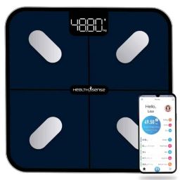 HealthSense HealthU Plus Smart Bluetooth Weighing Scale with Heart Rate Feature, YS-BS181-5