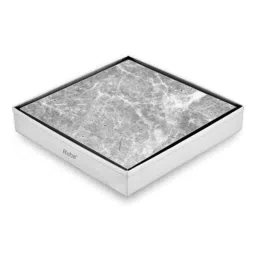 Ruhe 8x8 inch Stainless Steel 304 Matt Finish Tile Insert Shower Drain Channel with Cockroach Trap, 16-0205-03-picture-22