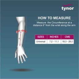 Tynor ROM Black Left Elbow Brace, Size: Universal image 4
