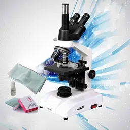 Droplet SF 40T Lab Digital Trinocular Microscope with LED Light, LAB025 image 2