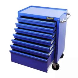 Stanley 699x460x797mm 50kg 7 Drawers Blue Eco Roller Cabinet Trolley, STST74425-8-3