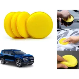 Auto Pearl Polyurethane Beige Washing &a; Waxing Polish Foam Sponge for Safari 2021 (Pack of 4)-picture-40