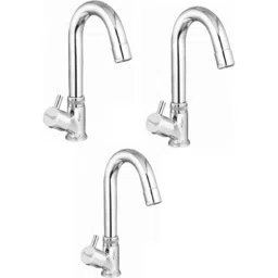 Prestige Dove Brass Chrome Finish Swan Neck Tap (Pack of 3)-image-27