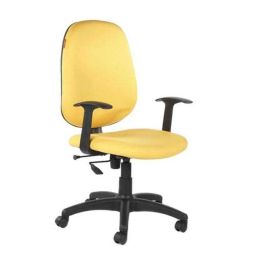 Sunview Ultra Medium Back Yellow Office Chair (Pack of 2)-11