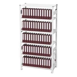 Godrej Altius Lite 1000x400x2200mm Steel Light Grey Storage Rack with 5 Layers-picture-48