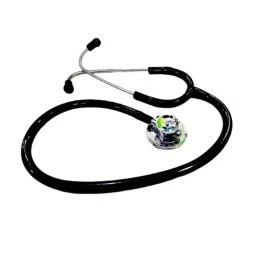 H Das Cardiofonic Black Bell Type Stethoscope for Adult, ETROOIRYFBV-89005674-37