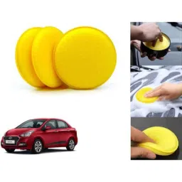 Auto Pearl Polyurethane Beige Washing &a; Waxing Polish Foam Sponge for Xcent 2018 (Pack of 3)-image-92