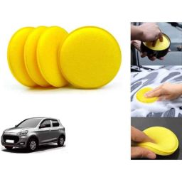 Auto Pearl Polyurethane Beige Washing &a; Waxing Polish Foam Sponge for Alto K10 2022 (Pack of 4)-picture-8