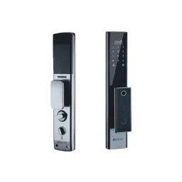 Golens X7 Alloy Steel Black Smart Digital Door Lock with Wi-Fi Remote, Fingerprint, Rfid Card, Pin &a; Manual Key-picture-1