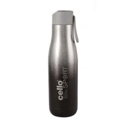 Cello Crown 750ml Black Stainless Steel Vacuum Sports Bottle, CSSB0476 (Pack of 3)-picture-9