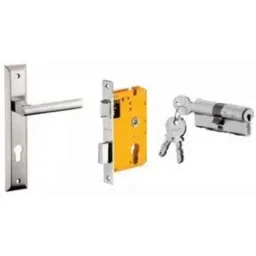 Dorset ML Series Cara 60mm Stainless Steel Patina Finish Door Handle Lock Set with Both Side Key Cylinder, ML CAR-picture-45