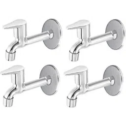 Spazio Smartbuy Stainless Steel Chrome Finish Vignette Collection Long Body Bib Cock (Pack of 4)-picture-41