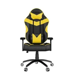 Rekart Nylon Yellow &a; Black Multi Functional Adjustable Ergonomic Wing Back Gaming Chair with Lumbar Support, M3 Yellow-image-50