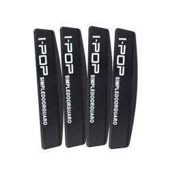 AllExtreme EXCPBB4 4 Pcs Black Silicone Anti Scratch Car Crash Protector Bar Set-47