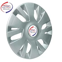Auto Pearl 4 Pcs 13 inch Silver ABS Press Type Hubcap Wheel Cover Set with Retention Ring for All Cars AWC10-image-61