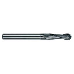 Totem F150 10mm 2 Flute TiAlN Coated Regular Length Ball Nose Solid Carbide End Mill, FBK0500312, Overall Length: 70 mm-picture-27