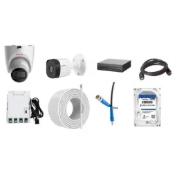CP Plus 5MP IR Indoor &a; Outdoor CCTV Combo Kit with 4Ch DVR, 3 Bullet 1 Dome Camera, 4Ch SMPS, 70m Cable, 2TB HDD &a; Connector-picture-2
