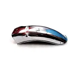 Meenu Arts RX 135 Rear Mudguard (Chrome)-2