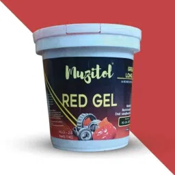 Muzitol 1kg Red Gel Long Life Grease for Automotive &a; Multipurpose Use (Pack of 12)-image-41
