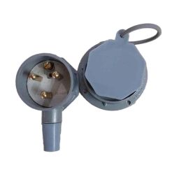 Selvo 20A TPN Metal Clad Protected Three Pin Industrial Plug &a; Socket, GSELTPS11067-3