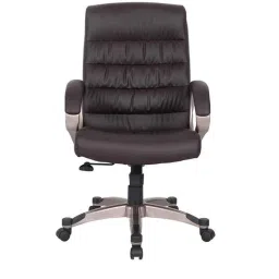 Caddy PU Leatherette Black Adjustable Office Chair with Back Support, DM 923 (Pack of 2)-picture-41