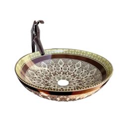 Mozio Eclipse 405x405x125mm Ceramic Marron Wash Basin, MZ047-image-6