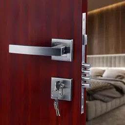 Saze Rose Stainless Steel Antique Finish Mortise Door Lock Handle Set, MG308-image-88