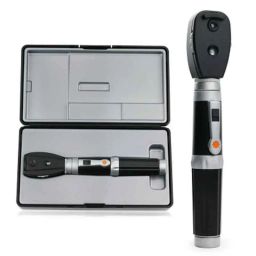 MCP HS-OP10 3V Black ABS Portable Handheld Direct Ophthalmoscope with 5 Different Apertures &a; Storage Box-3