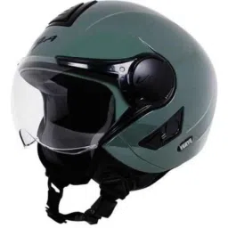Vega Verve Army Green Open Face Motorbike Helmet, Size (L, 580 mm)-picture-18