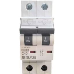 Polycab Polyshield 40A C Curve Double Pole MCB, GMM202P007 image 2