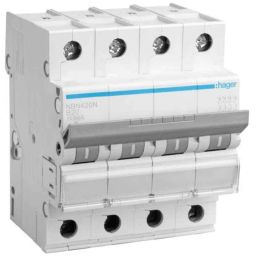 Hager 16A Four Pole B Curve h3 MCB, NBN416N, Breaking Capacity: 10 kA-picture-41